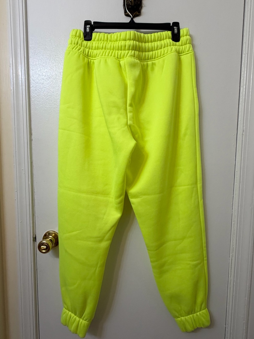 Neon Yellow Women's Jogger Sweatpants - Picture 2 of 4